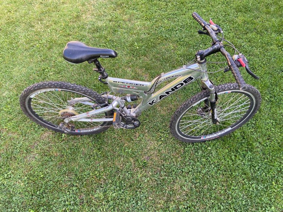 Rower alu 24 KANDS SPENCER / Koła 24"/rama 16"/SHIMANO 3x7/Amortyzatory /Tarcze