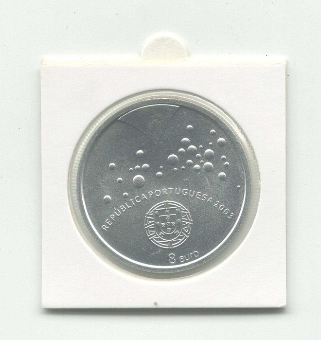 3 Moedas 8 € 2003 - Os Valores do Futebol - PRATA