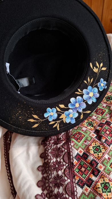 Капелюх ручного розпису