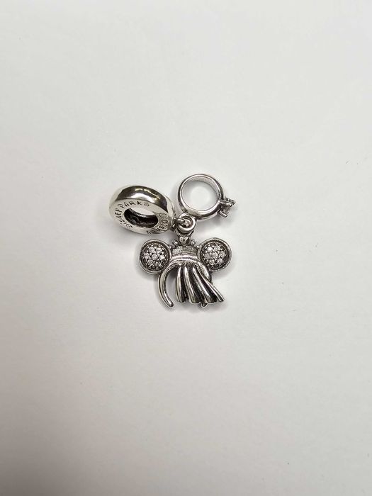 Srebrny charms do bransoletki Pandora Srebro 925 myszka minnie Disney