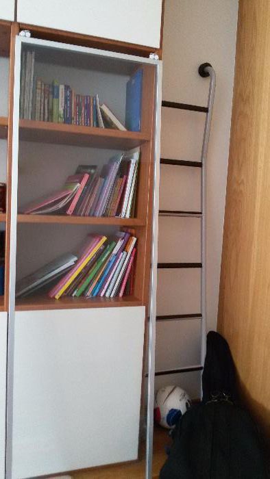 Vendo portas e calhas e escada para estante