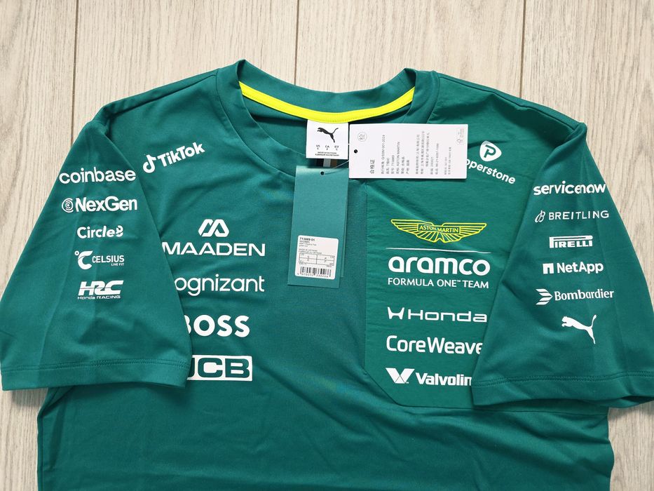 Aston Martin Formula One Team 2026, koszulka Puma F1, Alonso, Stroll