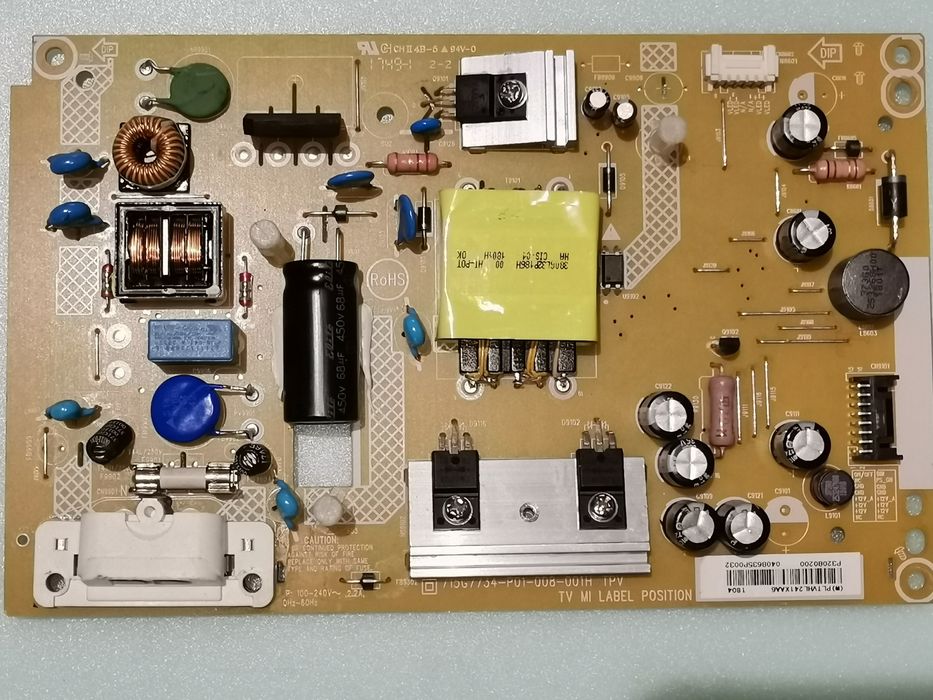 Fonte de alimentação 7 1 5G 7 7 3 4 - P01- 0 0 8- 0 0 1H TPV
