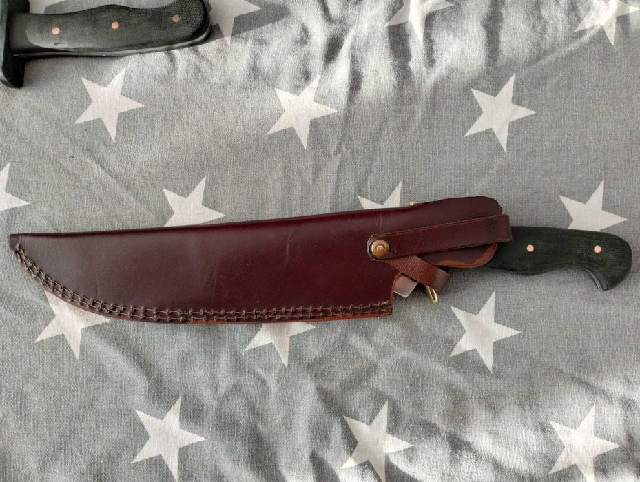 Wielki Nóż Myśliwski Bowie Stal D2 Bushcraft Survival CS GO Tracker Outback ZT