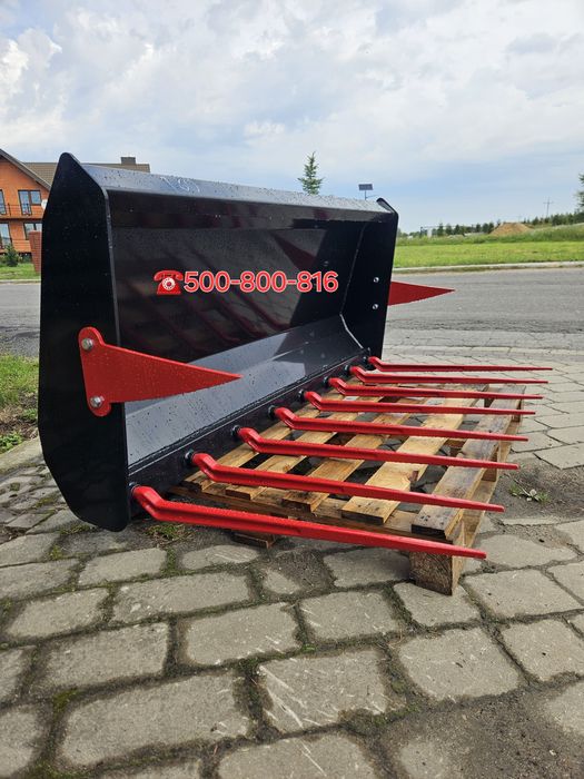 Widły do obornika krokodyl na zębach kutych Łyżko-krokodyl