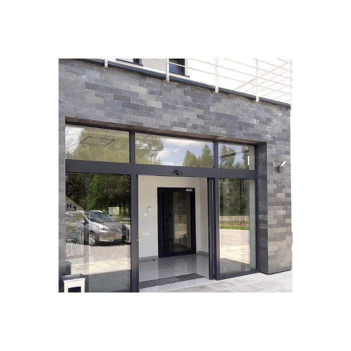 Płytki ścienne elewacyjne na ścianę Łupek Black Slate naturalny 10x30