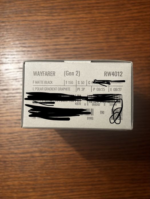 Ray Ban Meta wayfarer Gen2 Black