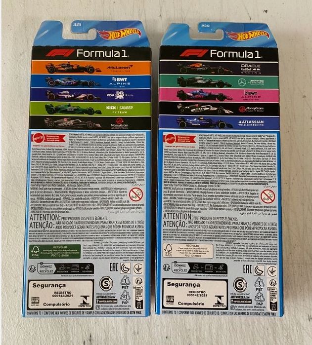 Hot Wheels Formula 1 5-Pack 2025 Формула 1