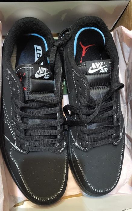 Ténis Jordan Travis Scott preto NOVO