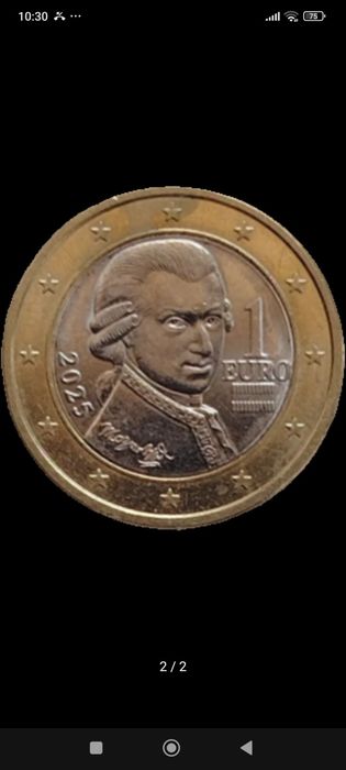 Moeda de 1 € 2025 , da Áustria