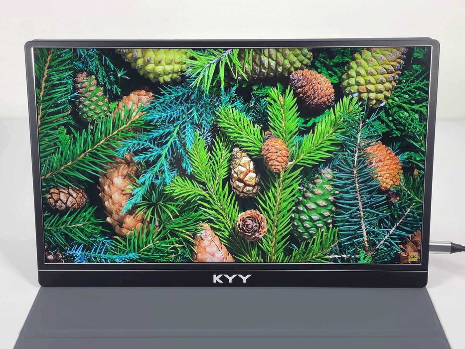 KYY K5 Портативний монітор 15.6" 4K UHD 3840x2160 USB C, HDMI, динамік