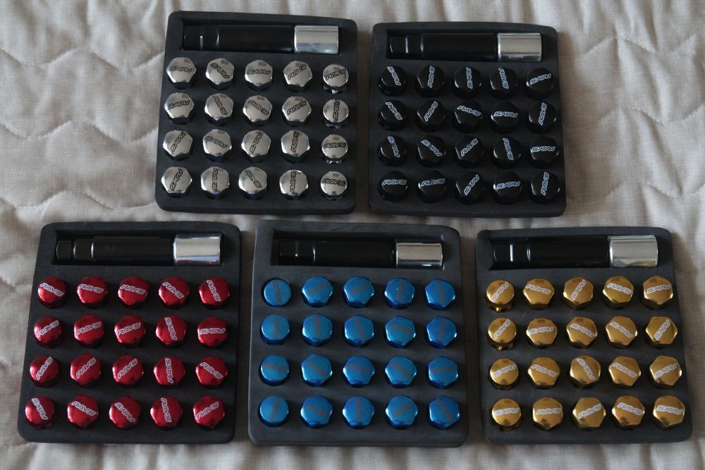 Колёсные гайки Volk Rays стальные кованые (не дешёвый алюминий) racing