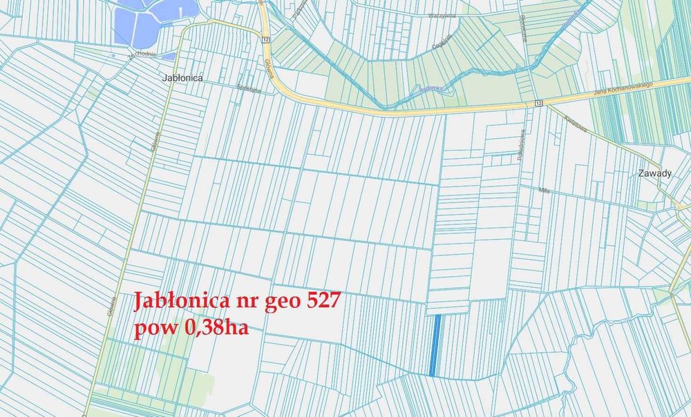 pakiet ; 3 działki rolne (łącznie 1,55 ha) Jabłonica - gmina Wieniawa - Widok 4
