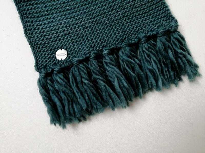 Новый теплый изумрудный длинный шарф Regatta