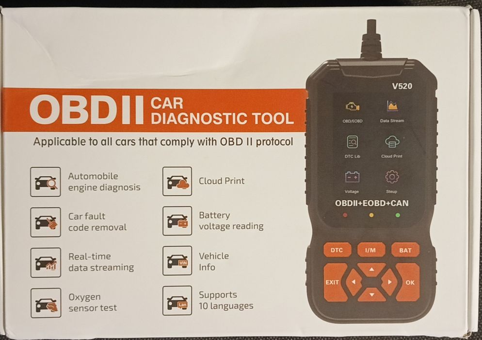 Skaner diagnostyczny OBD II  V520