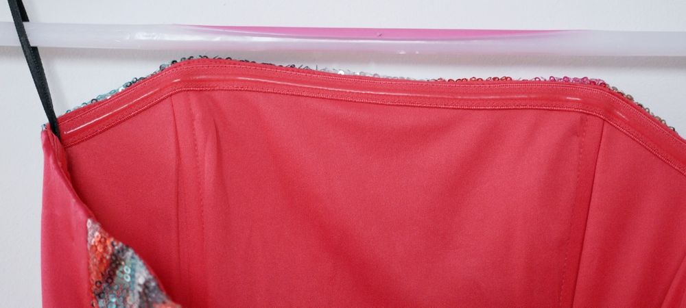 Sukienka bez ramiączek cekiny karnawał H&M roz. 34