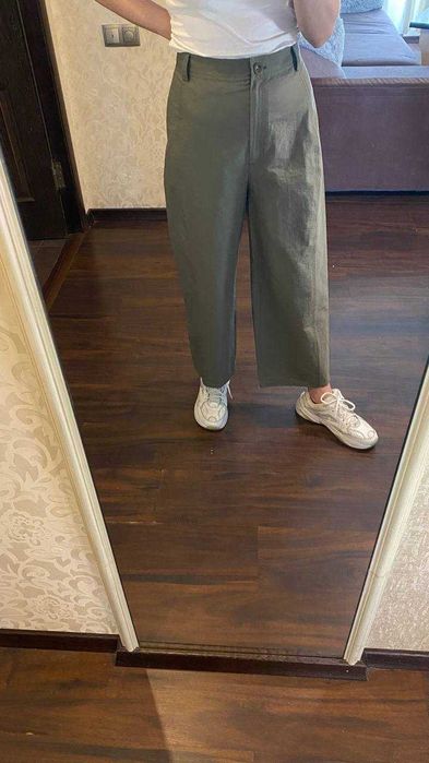 Легкие штаны ZARA хаки