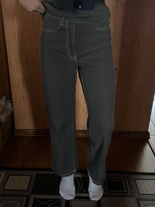 Штани сірі карго