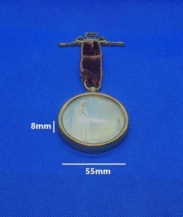 Medalha pingente registo Nossa Senhora de Fátima