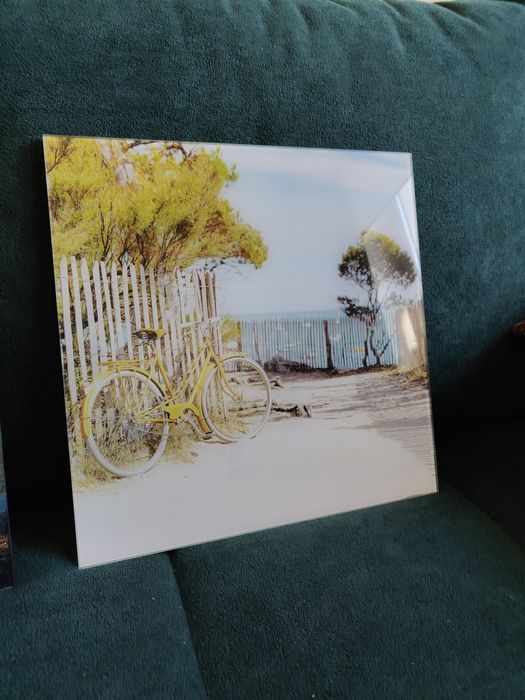 Zestaw 4 obrazów  na szkle