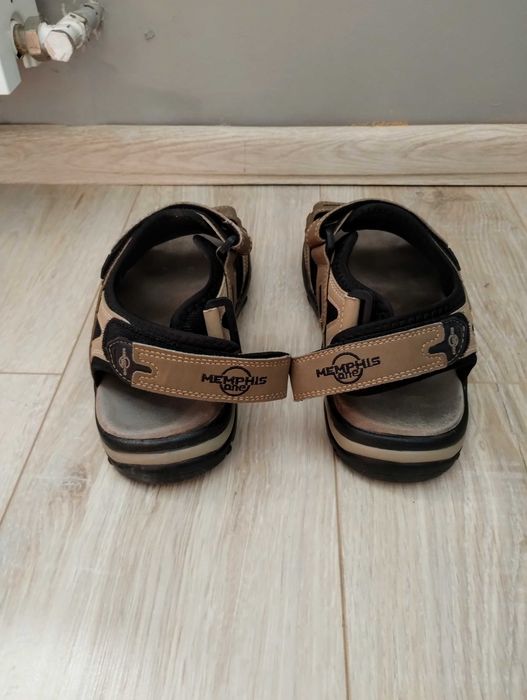 Sandały męskie brązowe Memphis One rozmiar 40