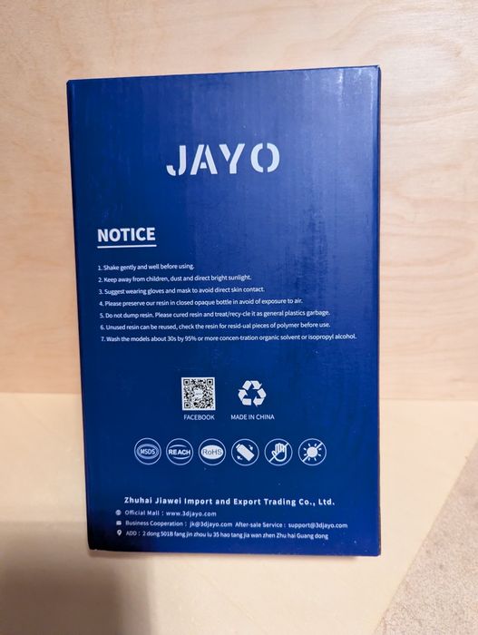 Żywica foto polimerowa do drukarki 3 d 5 kg  YAYO