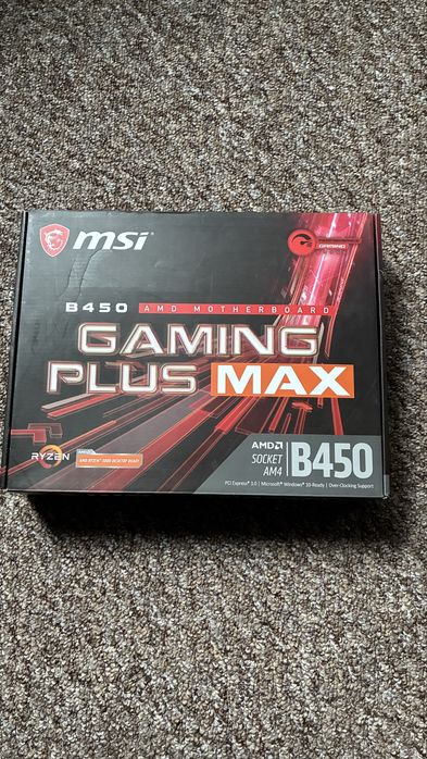MSI b450 gaming plus max