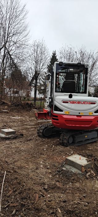 Usługi minikoparka – Bieszczady przyłącza wod kan gaz niwelacje terenu