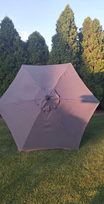Parasol Ogrodowy szary 240 cm składany
