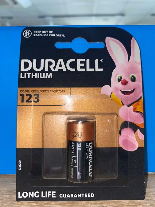 Батарейка CR 123 Duracell
