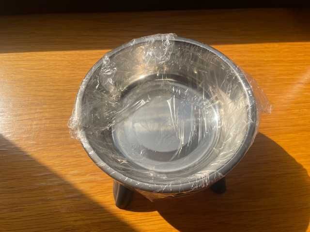 NOVO tijela elevada animais cão/gato em aço inoxidável