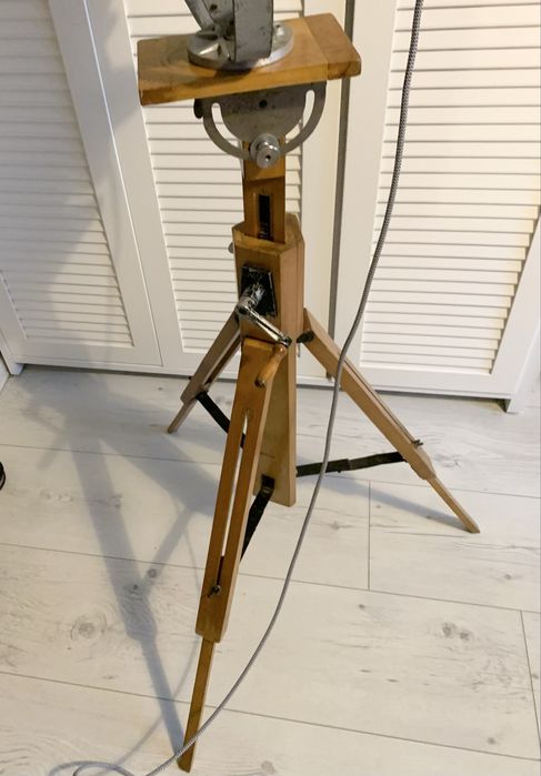 Lampa podlogowa stojaca loft vintage prl industrial