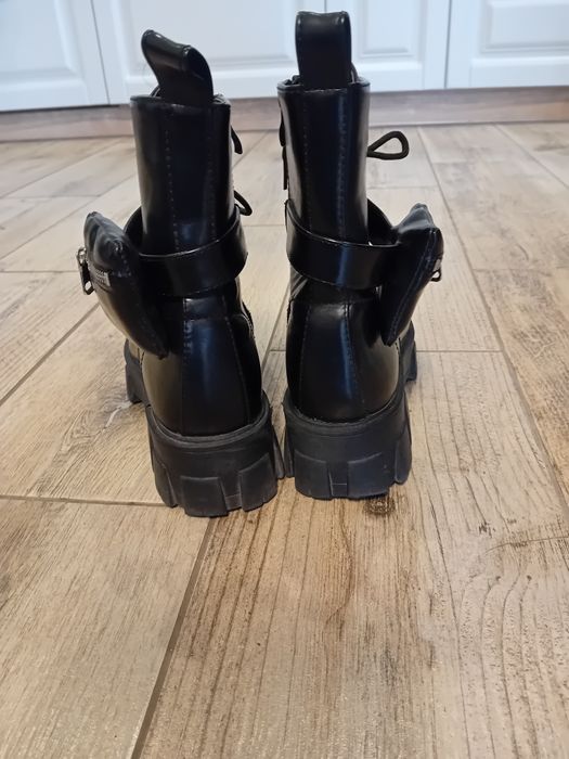 Botki workery trapery damskie z kieszonka DeeZee