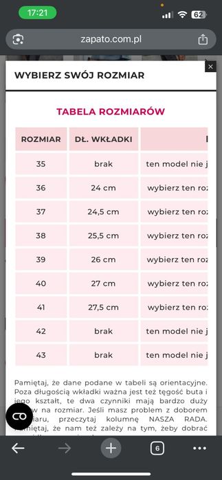 Buty botki rozmiar 37