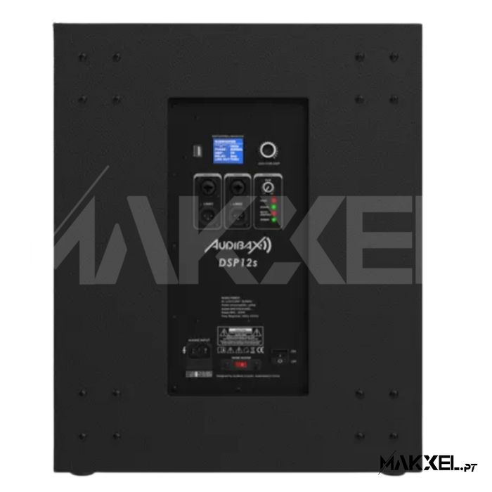 Audibax DSP12 12" 500W G2 Subwoofer ativo