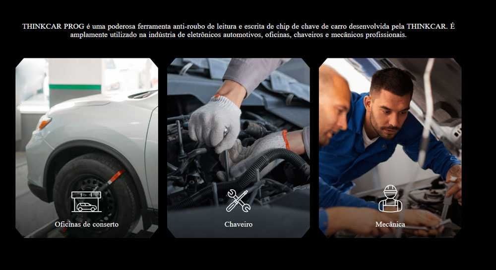 ThinkCar PROG Programador IMMO Chaves + Caixas Velocidades (NOVO)