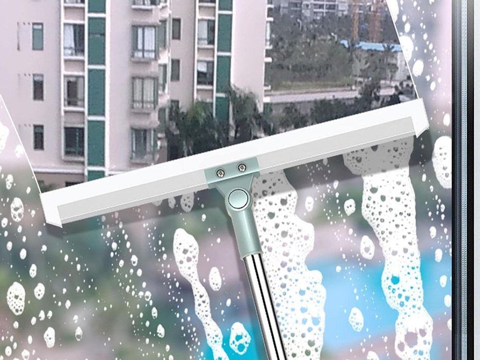 Швабра для миття вікон 50 см з телескопічною ручкою