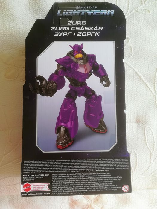 Figura Zurg do filme Toy Story.  Disney.  Robot Pixar de 30 cm.  nove.