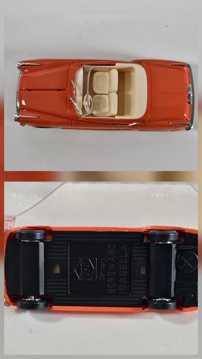 Busch 1/87 Borgward Isabella Cabrio 1958 Model 43150 Skala 1:87