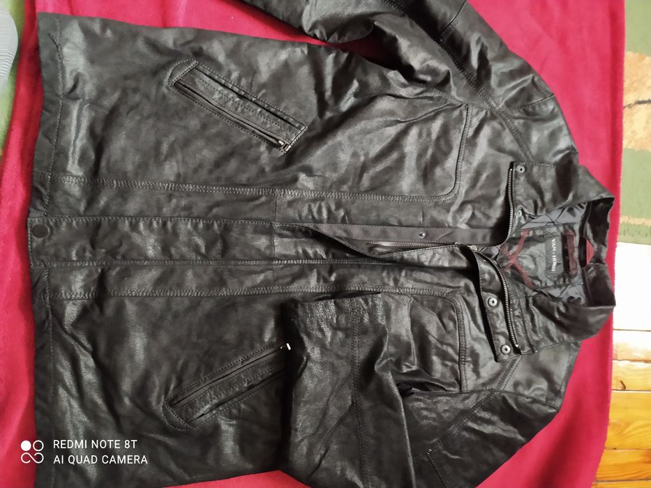 Kurtka skórzana męska czarna skóra VAN-HORN rozm. XL 56 stan idealny