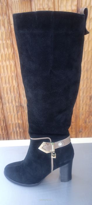 Сапоги замшевые Vera Gomma.