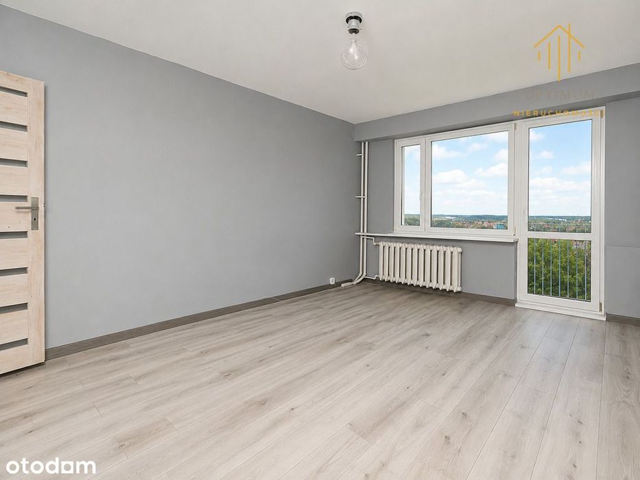 3 pokoje, 60,17 m², balkon i panorama Olsztyna