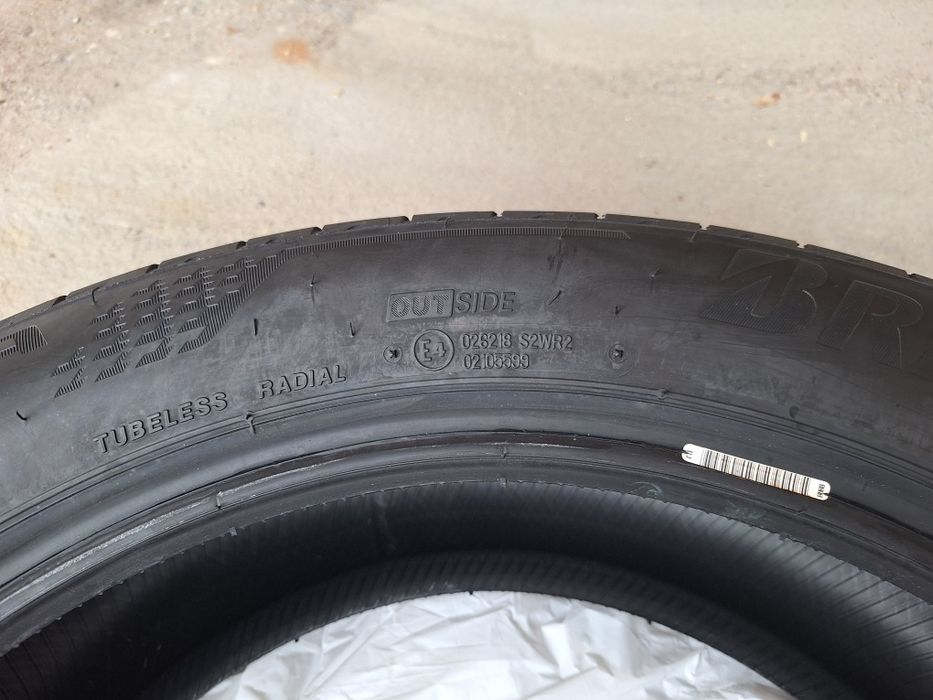 Opony (4 szt.) Bridgestone Turanza T005A 215/55 R18 95H (nowe, przebieg: 10 km)