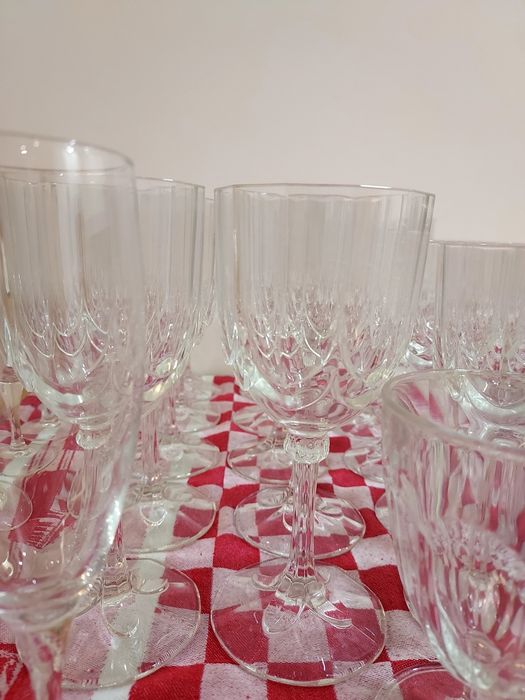 Copos pe alto vidro + caneca