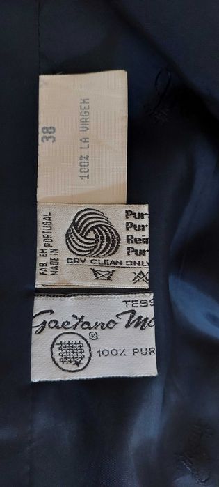 Blazer em lã, azul marinho, da Tiagu's, 38