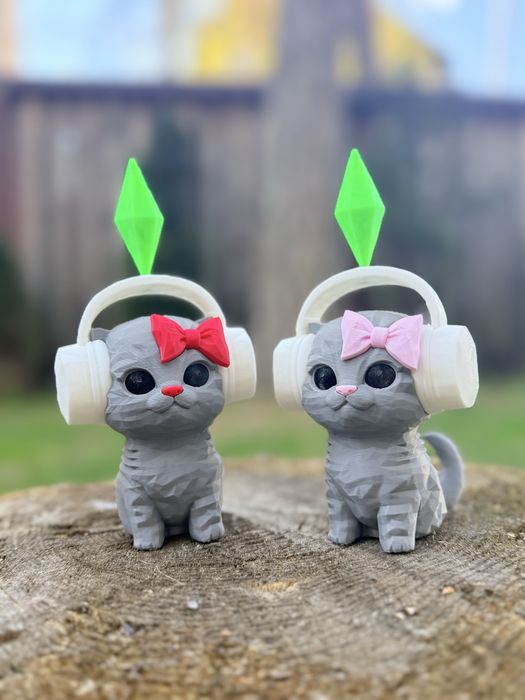 Колекційна 3D-фігурка кота Sims