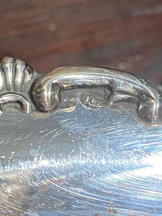 Fruteiro Prata Contrastada 226 gr Antigo