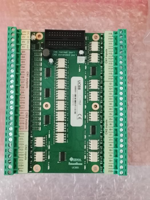 Kit cnc controlador e placa de circuito com cabos idc25