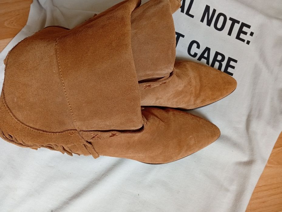 Продам ковбойские сапоги из замши немецкого бренда Саtwalk, 38р