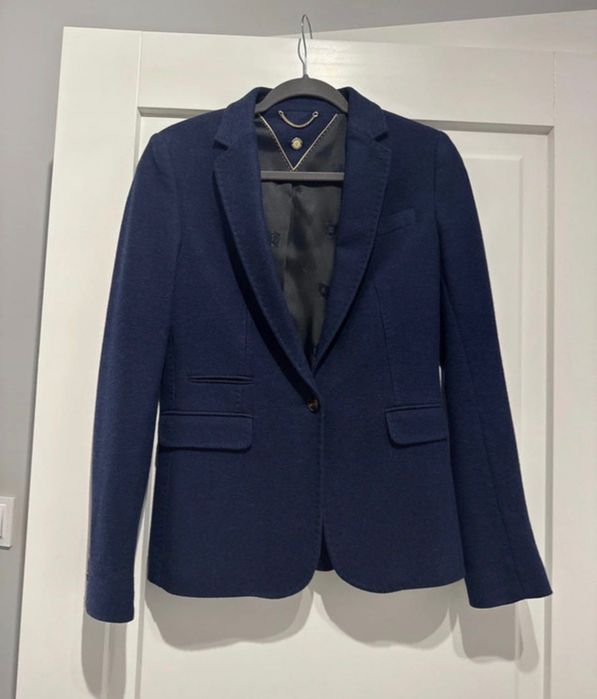 Marynarka Massimo Dutti granatowa 38